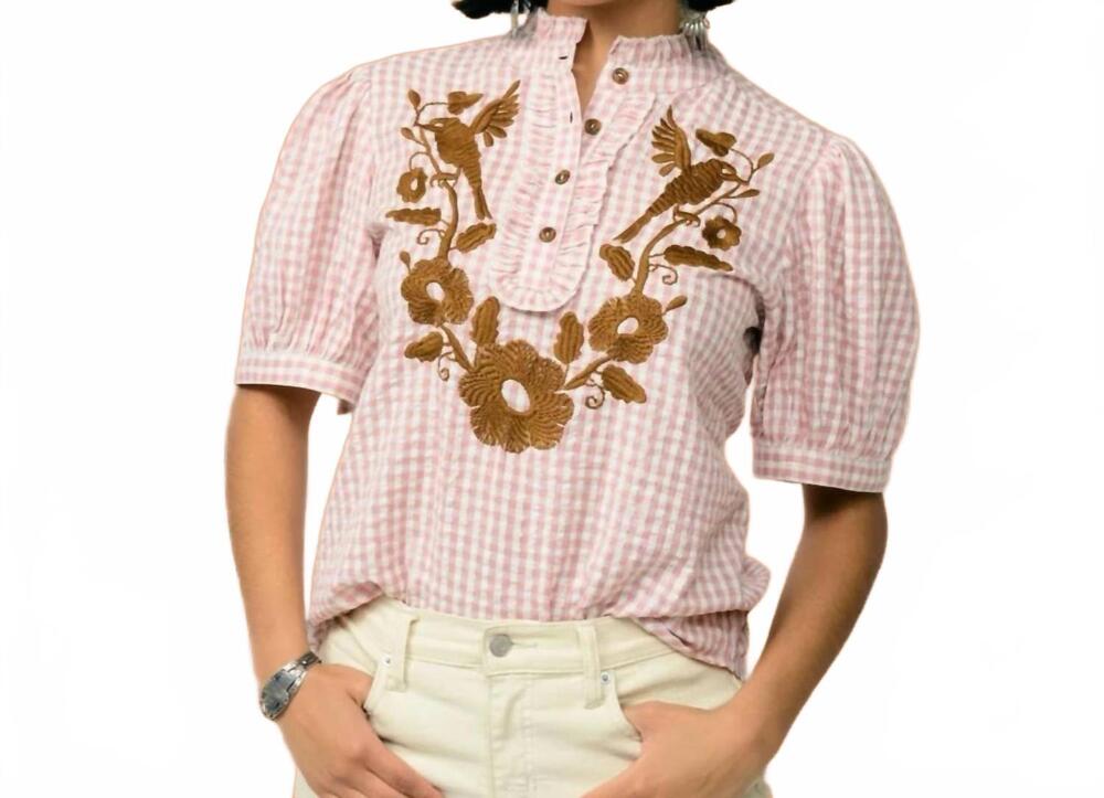 NEW SISTER MARY the blanca top in autumn bloom